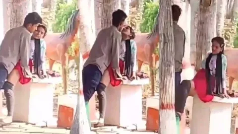 Desi Girlfriend Fucked Hard in Public Park Leaked MMS Scandal Video MMS