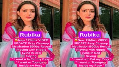 Rubika Beautiful Model New Premium Live Desi Porn MMS