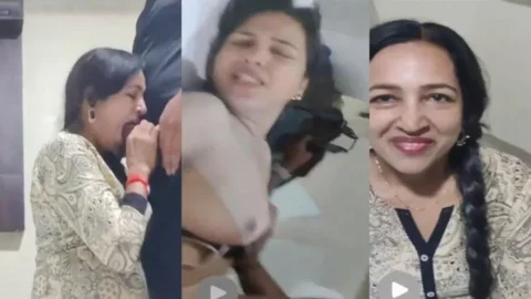 Desi Milf Giving a Blowjob Fucking in Missionary Doggy Desi Porn MMS