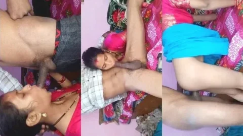 Desi Bhabhi Leaked Blowjob and Hard Fucking in Saree Video MMS