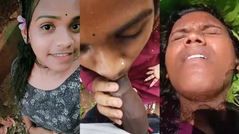 Desi GF Sucks Dick Outdoors Then Gets Rough Fucked by Her Boyfriend Video MMS