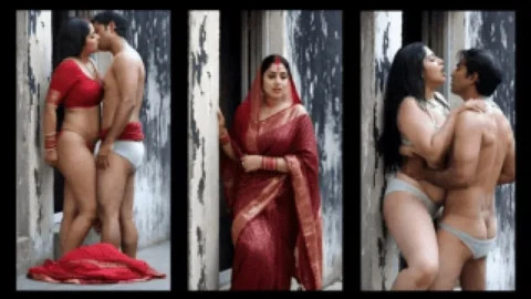 Sexy Bhabhi Jumps on Devar for Passionate Outdoor Standing Fuck Desi Porn MMS