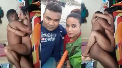 Desi village couple full nude standing fuck video leaked online Video MMS