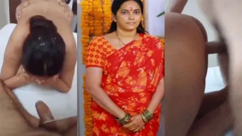 Office Maid Aunty Met Threesome Sex Viral video Desi Porn MMS