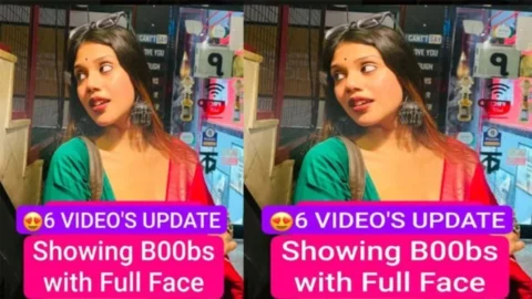 Horny Desi GF Snapchat inbox Special Showing Boobs with Full Face Desi Porn MMS
