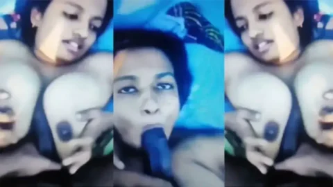 Desi Mallu Aunty Ka Secret Boobsjob Aur Hot Blowjob MMS Porn