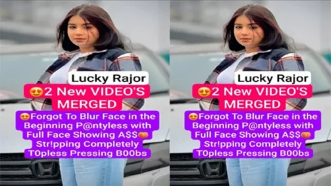 Lucky Rajor Oops Moment in Latest App - Forgot to blur Face in Beginning Pantyless with Full Face