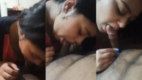 Desi Wifes Steamy Secret Blowjob to Her Lover MMS Porn