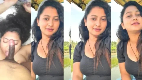Desi Horny Wife Gives Sloppy Blowjob and Takes a Huge Cum Facial on Leaked Sex Tape Video MMS