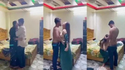 Newly Married Couple Intense Fucking Hotel Honeymoon Leak Desi Porn MMS