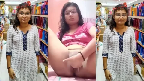Desi Bhabhi Fingering Her Shaved Pussy While Husband Is Away Video MMS