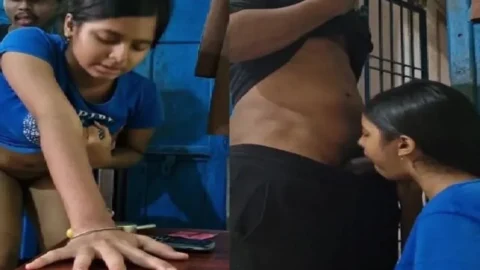 Village office girl Indian blowjob and viral sex Desi Porn MMS