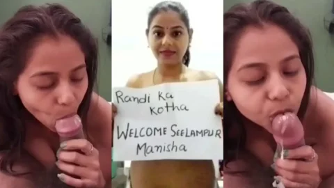 Desi Bhabhi Shows Tight Asshole Then Licks and Sucks Dick Video MMS