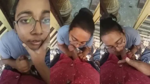 Desi bhabhi ka secret hot blowjob adventure pura masti ke saath MMS Porn
