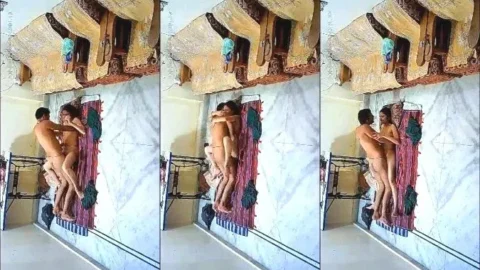 Desi Girlfriend Nude Saree Strip and Hard Standing Fuck Video MMS