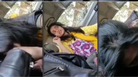 Paki BF is Insisting his GF to Get a Blowjob Out Door in Car With Hindi Talks Desi Porn MMS
