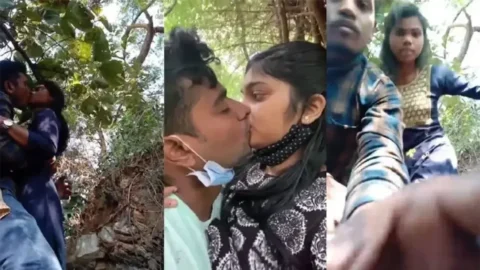 Desi couples wild outdoor romance and steamy kisses caught on cam MMS Porn