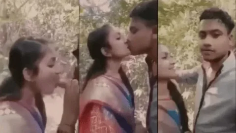 Traditional Village Girl In Saree Jungle Smooch Get On Knees For Passionate Suck Desi Porn MMS