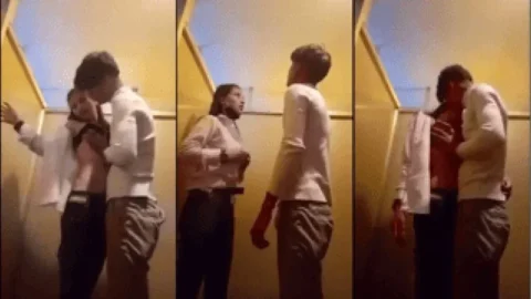 Hidden Camera Records Naughty College Couple Making Out in Bathroom Desi Porn MMS