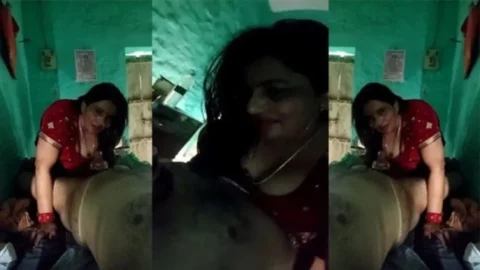 Desi Milf Bhabhi Affair Blowjob and Ridding Dick Desi Porn MMS