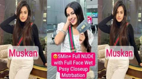 Muskan Beautiful Insta Queen Latest Most Paid Premium Str!pping Full Nude with Full Face HD Porn