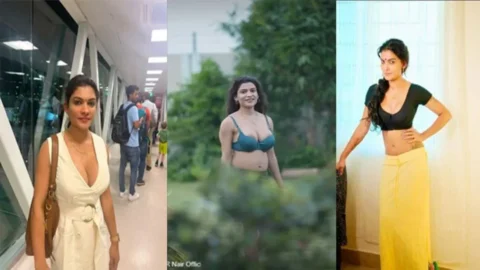 Renowned Mallu Model Resmi Nair Smoking blowjob Sex And Tits Groped Desi Porn MMS