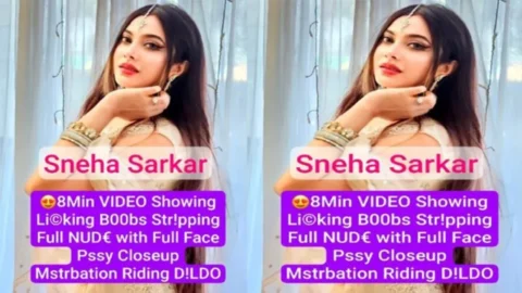 Sneha Sarkar Latest Premium Live Showing Licking Boobs Desi Porn MMS