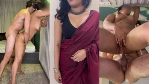 Indian Cuckold Couple Fit n filthy Gets Creampied by Broskithebull at Midnight Desi Porn MMS