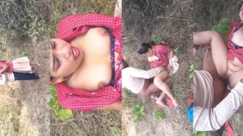 Horny Desi Bhabhi Outdoor Blowjob and Public Doggy Fucking Leaked Video MMS