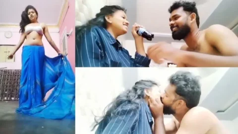 HORNY TAMIL COUPLE KISSING GIVING SENSUAL SLOPPY BLOWJOB SUCKING BALLS Desi Porn MMS