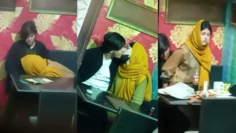 Leaked Desi GF Sucks Cock And Fucked In A Risky Restaurant Booth Video MMS