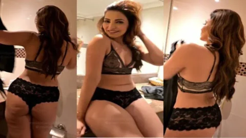 Hot MILF Navina Bole Seducing In Sexy Bra and Panties HD Porn
