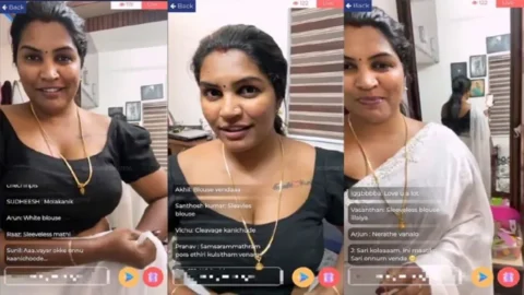 Mallu Makeup Artist Reshma Paid App Live show Desi Porn MMS