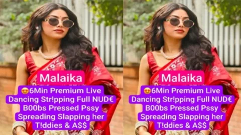 Beautiful Influencer Malaika Latest Premium Live Dancing Stripping Desi Porn MMS