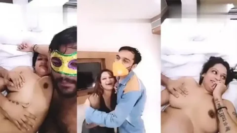 Desi Couple Ka Hotel Mein Garam Threesome Romance MMS Porn