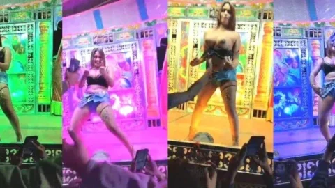 Leaked Desi MMS of Nisha Maharana Dancing with Her Huge Boobs Out Video MMS