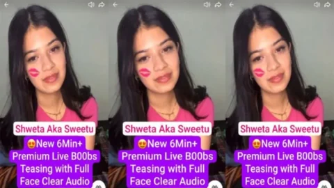 Shweta Aka Sweetu Fashion Influencer Boobs Teasing Premium Live Desi Porn MMS