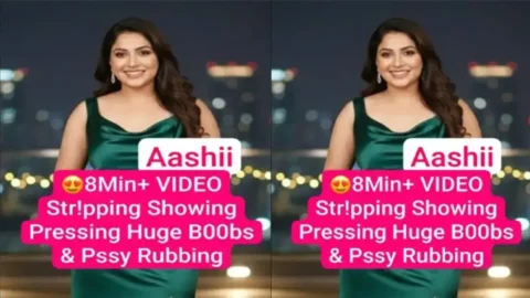 Bollywood babe Aashii ka sexy live strip tease MMS Porn