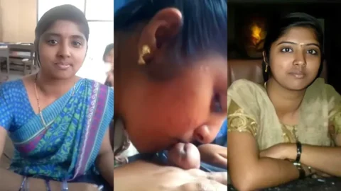 Horny Tamil Wife Sucking Hubby's Cock Leaked Blowjob Sex Video Video MMS