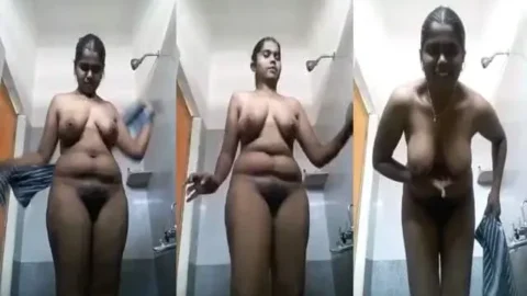 Leaked Desi Wife Live Cam Shows Off Her Hairy Pussy and Huge Boobs Video MMS